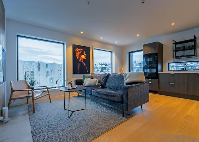 Northern Light - Nyholmen Luxury Penthouse A Tromsø